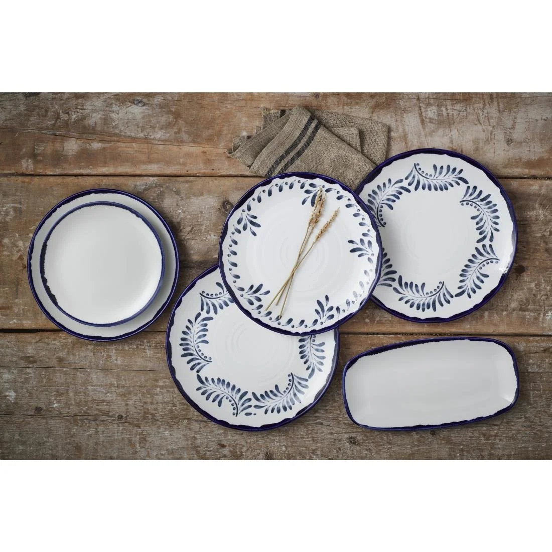 Dudson Harvest Mediterranean Organic Coupe Plates 10.6 inch (12 Pack) - Image 3