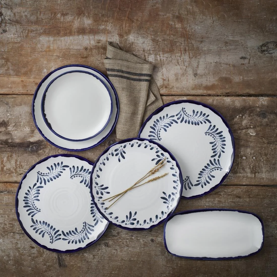 Dudson Harvest Mediterranean Organic Coupe Plates 10.6 inch (12 Pack) - Image 4