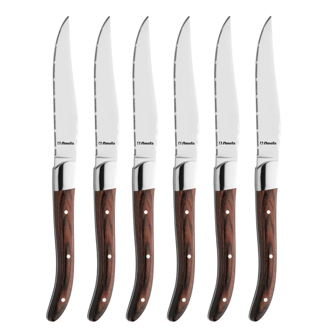 Amefa Royal Steak Knife Rosewood (6 Pack) - Image 4