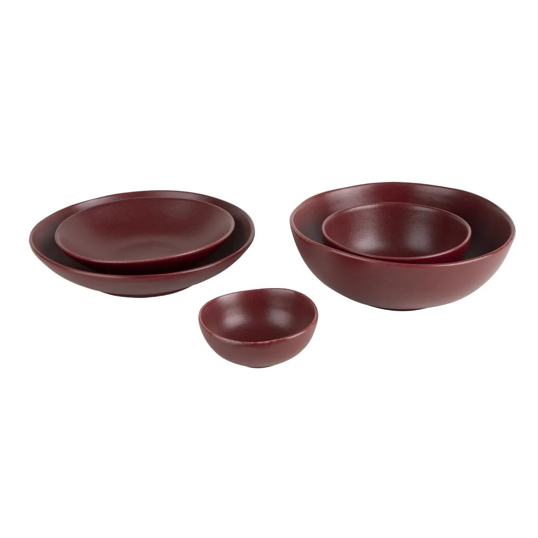 Olympia Build-a-Bowls Deep Bowls Red 225mm (4 Pack) - Image 4