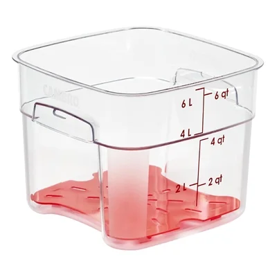 Cambro FreshPro Red Drain Shelf 195x195mm - Image 4