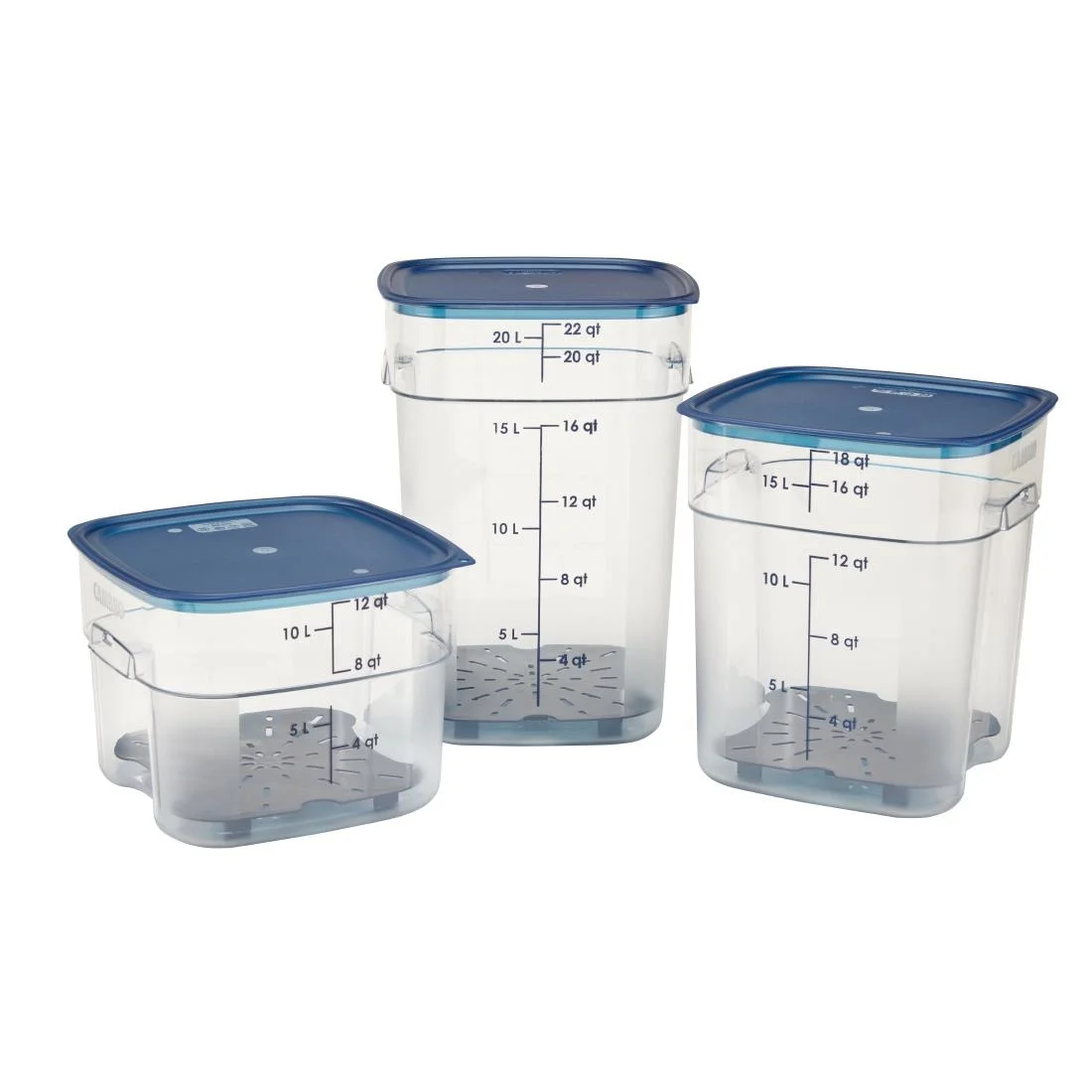 Cambro FreshPro Blue Drain Shelf 235x235mm - Image 3