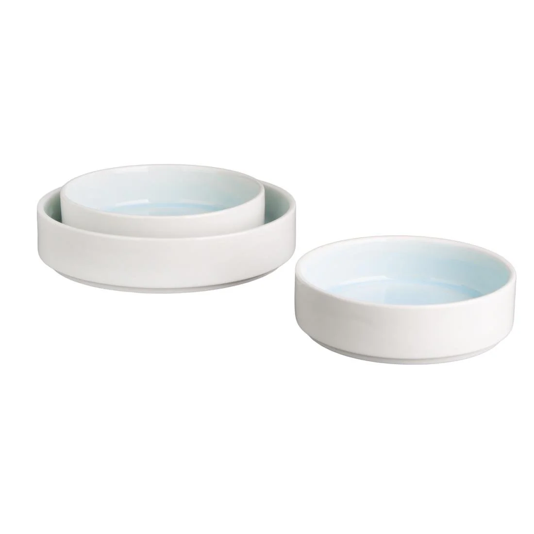 Olympia Fondant Stacking Bowls Aqua 152mm (6 Pack) - Image 4