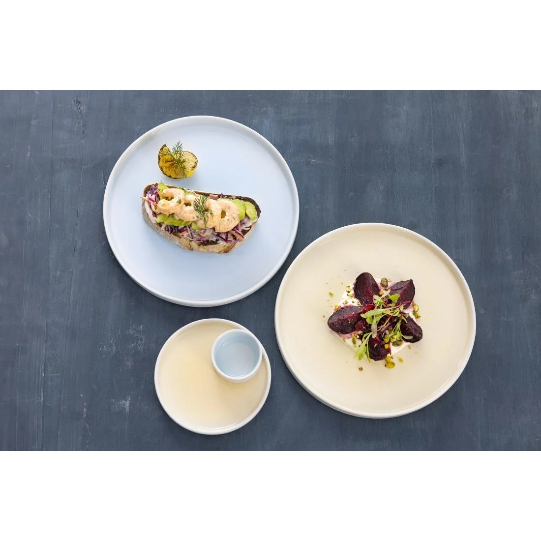 Olympia Fondant Plates Aqua 270mm (4 Pack) - Image 4