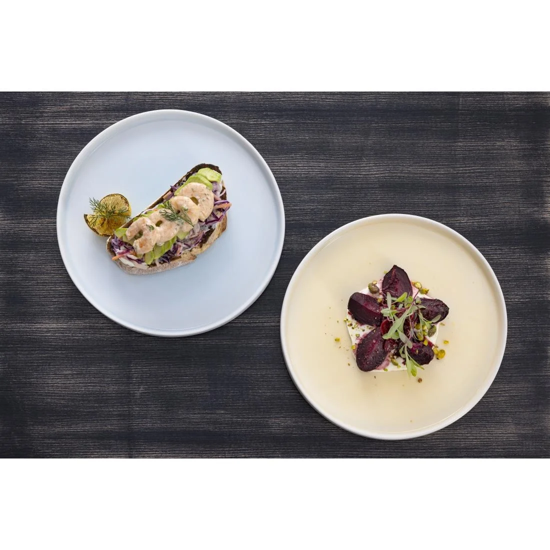 Olympia Fondant Plates Aqua 270mm (4 Pack) - Image 3