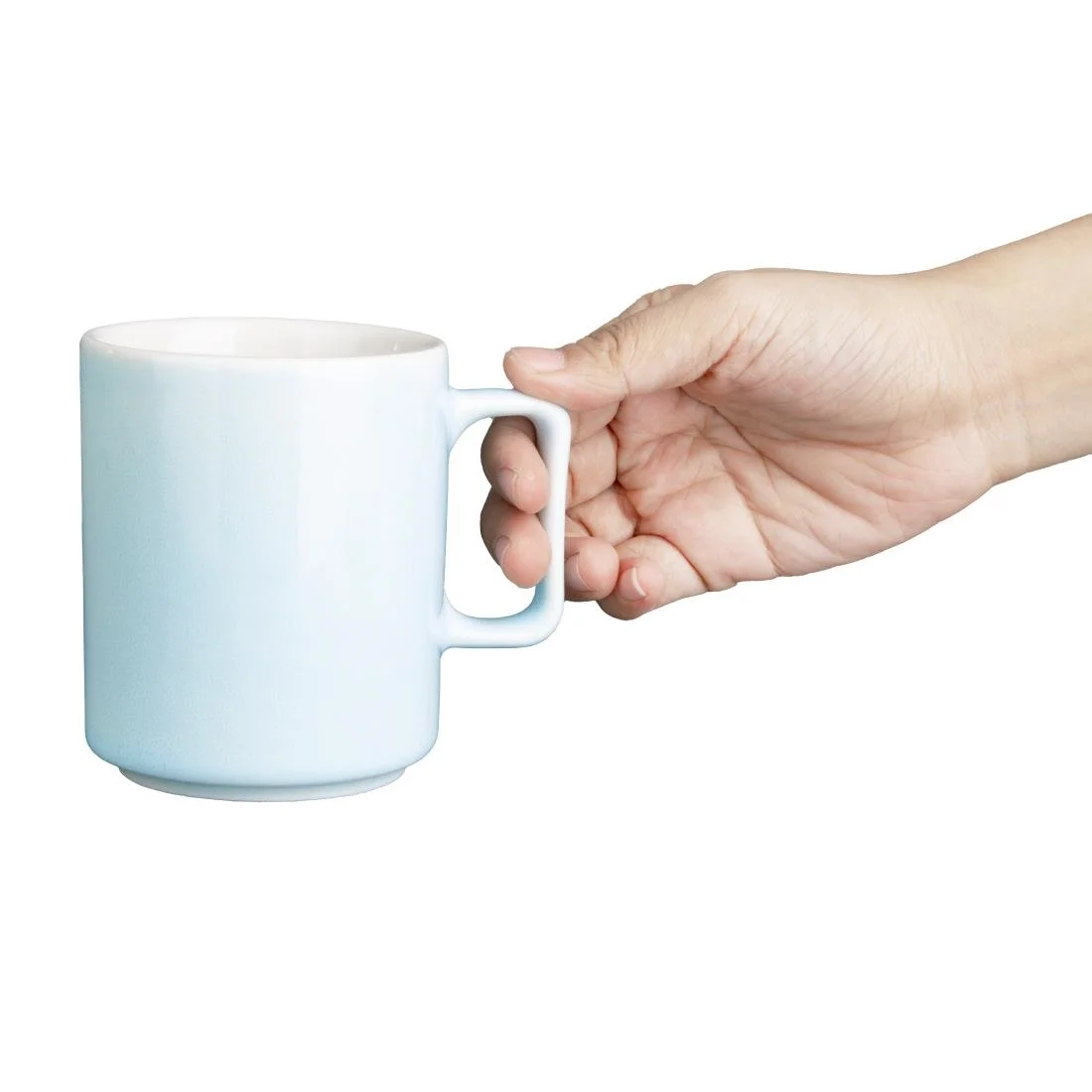 Olympia Fondant Mugs Aqua 340ml (6 Pack) - Image 4
