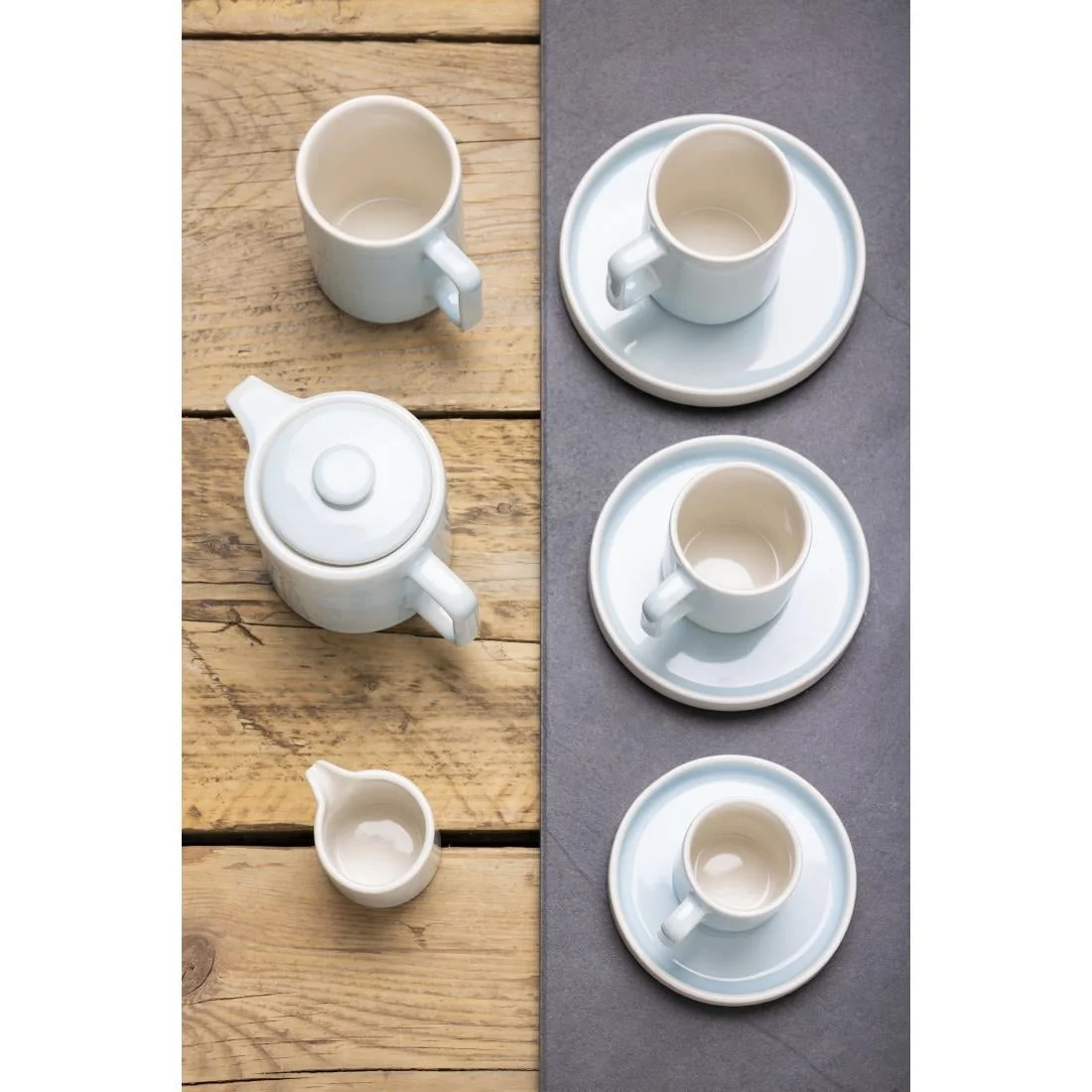 Olympia Fondant Tea Pots Aqua 450ml (2 Pack) - Image 3