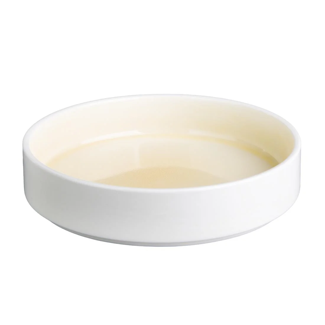 Olympia Fondant Stacking Bowls Lemon 215mm (4 Pack) - Image 1