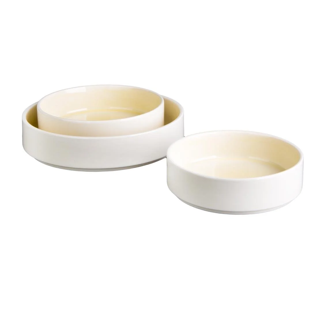 Olympia Fondant Stacking Bowls Lemon 215mm (4 Pack) - Image 5