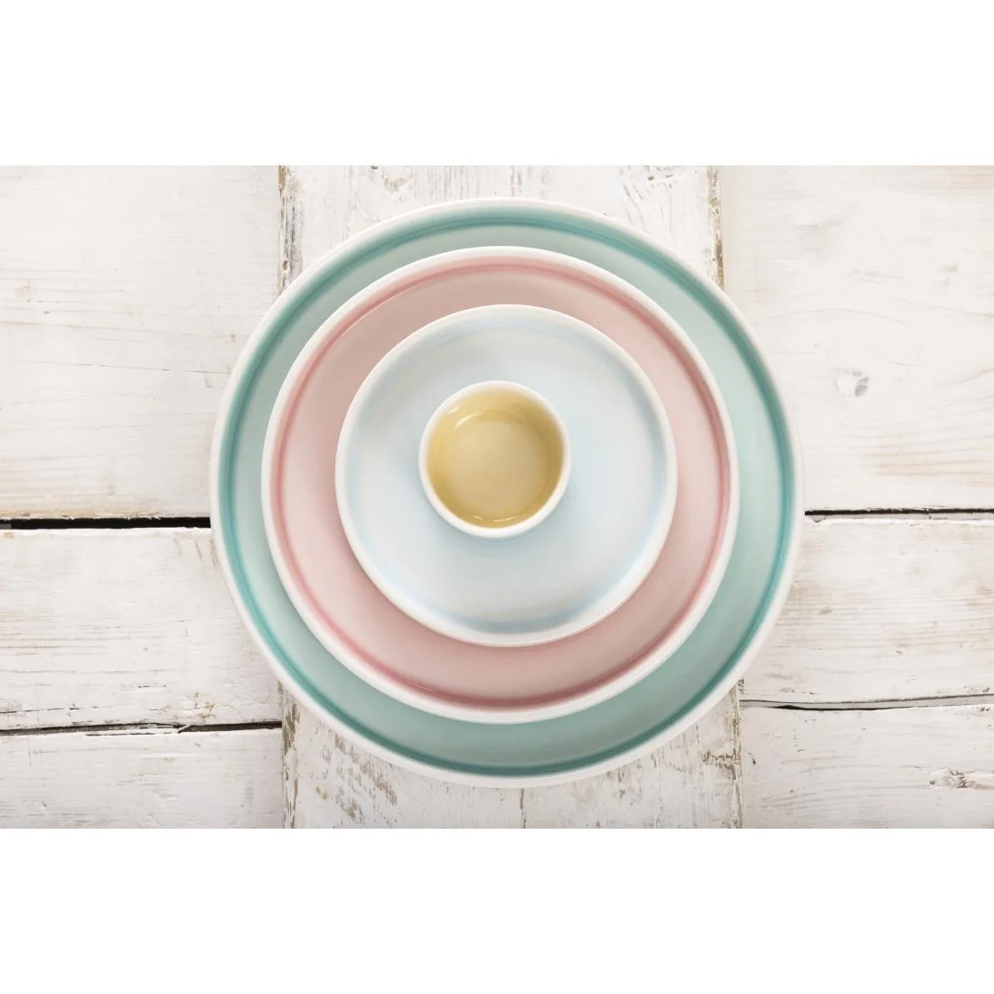 Olympia Fondant Plates Aqua 156mm (6 Pack) - Image 6