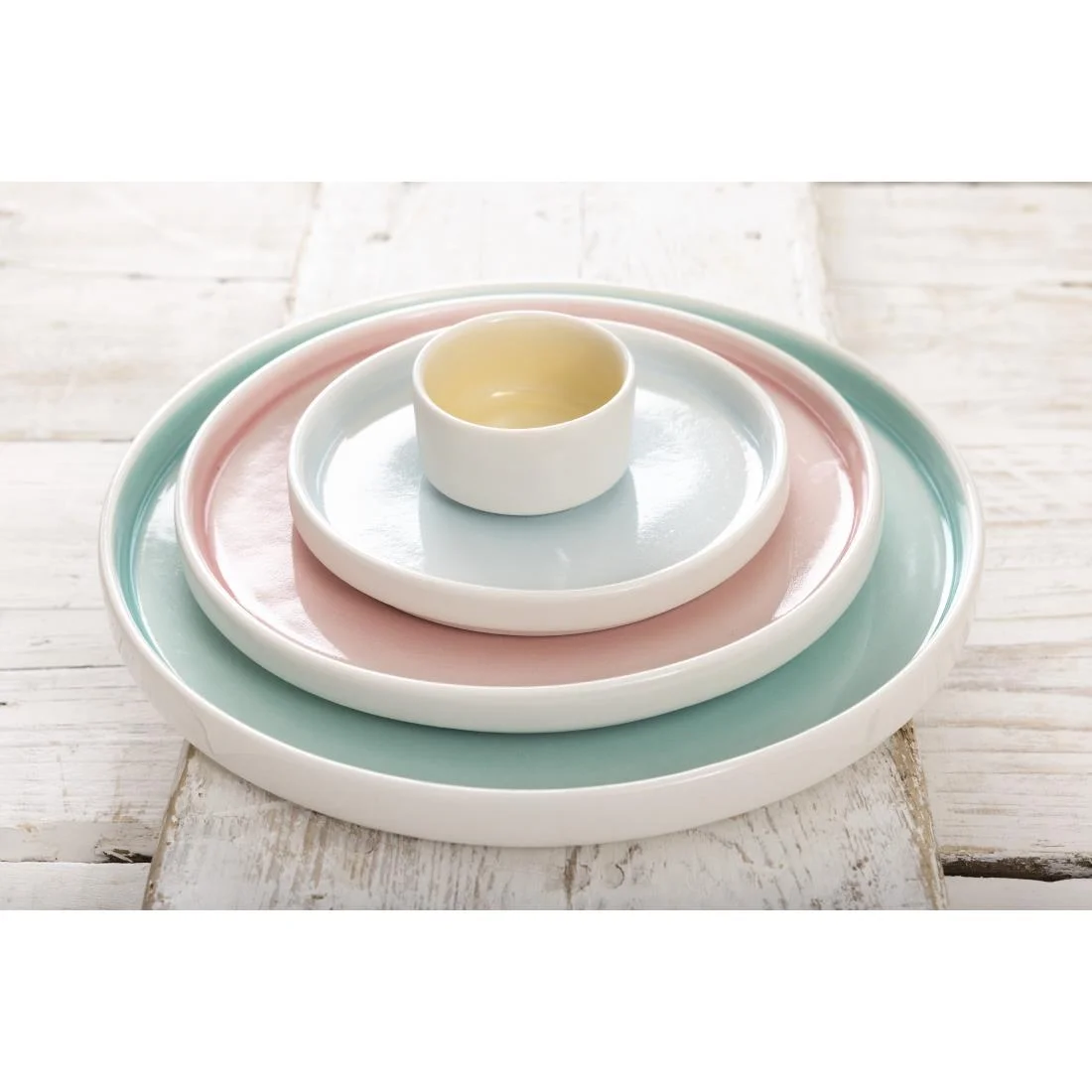 Olympia Fondant Plates Aqua 156mm (6 Pack) - Image 5