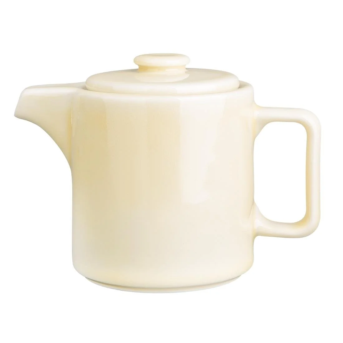 Olympia Fondant Tea Pots Lemon 450ml (2 Pack) - Image 1