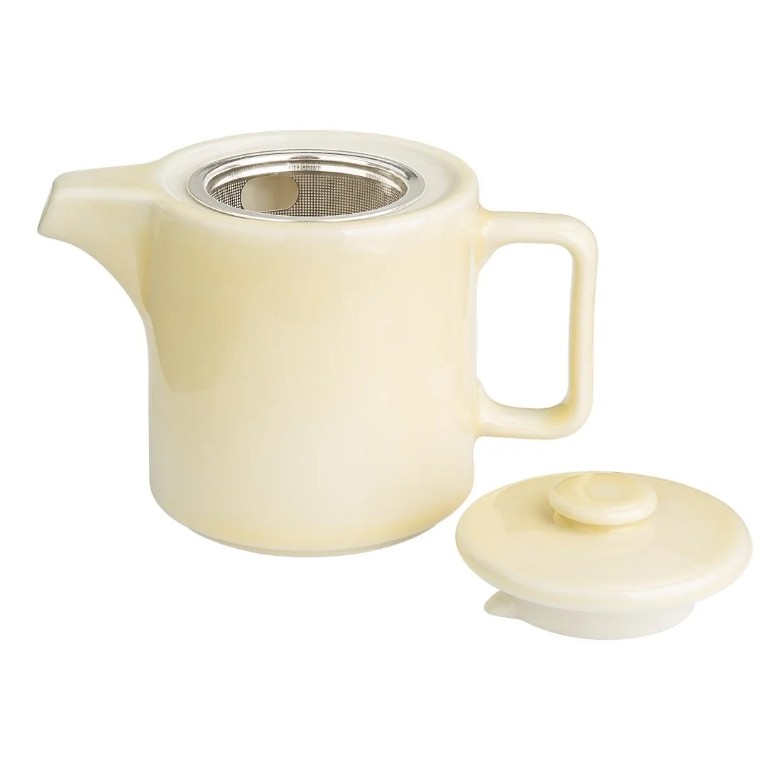 Olympia Fondant Tea Pots Lemon 450ml (2 Pack) - Image 3