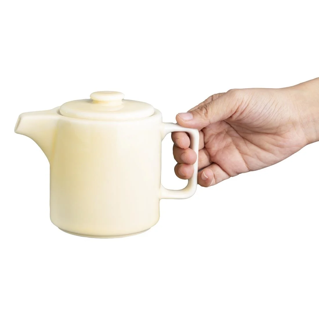 Olympia Fondant Tea Pots Lemon 450ml (2 Pack) - Image 4