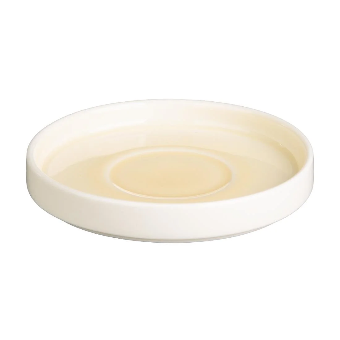 Olympia Fondant Saucers Lemon 136mm (6 Pack) - Image 1