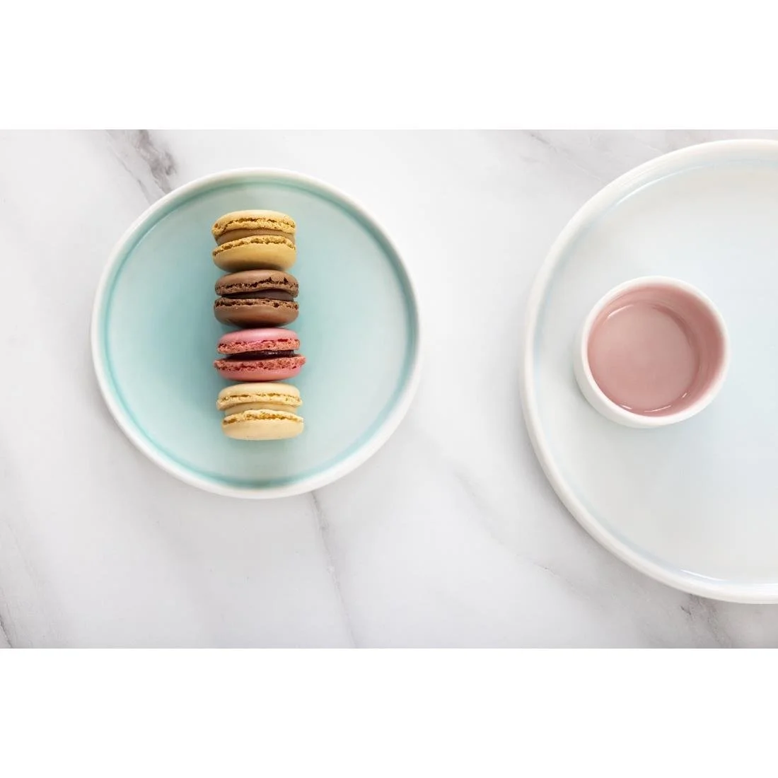 Olympia Fondant Plates Aqua 270mm (4 Pack) - Image 10