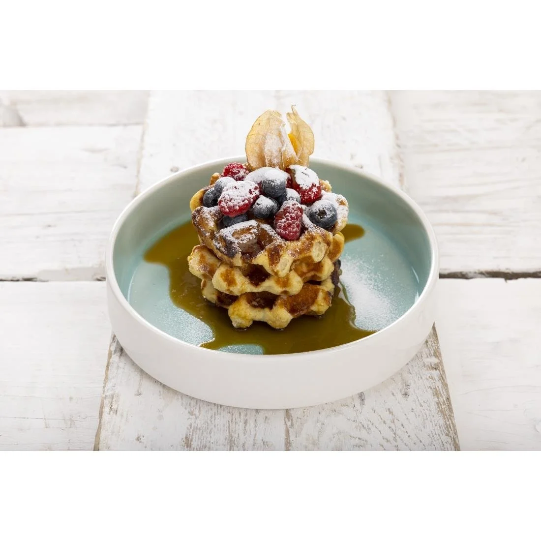 Olympia Fondant Stacking Bowls Mint 215mm (4 Pack) - Image 3