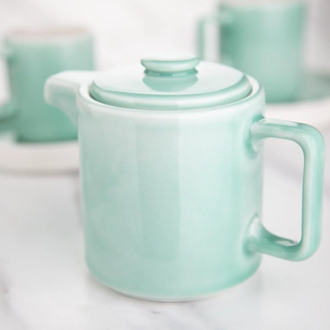 Olympia Fondant Tea Pots Mint 450ml (2 Pack) - Image 4