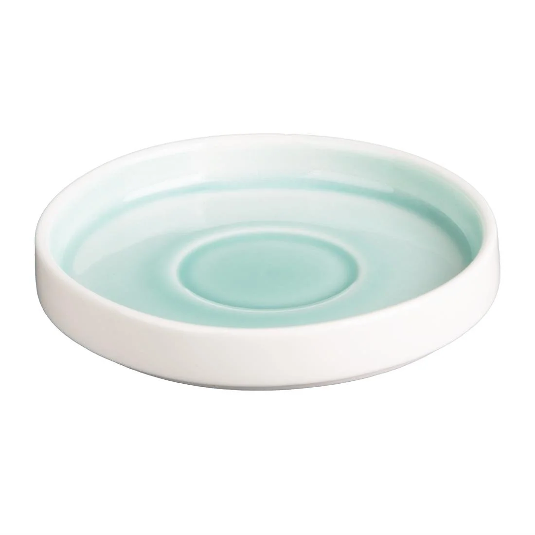 Olympia Fondant Saucers Mint 115mm (6 Pack) - Image 1