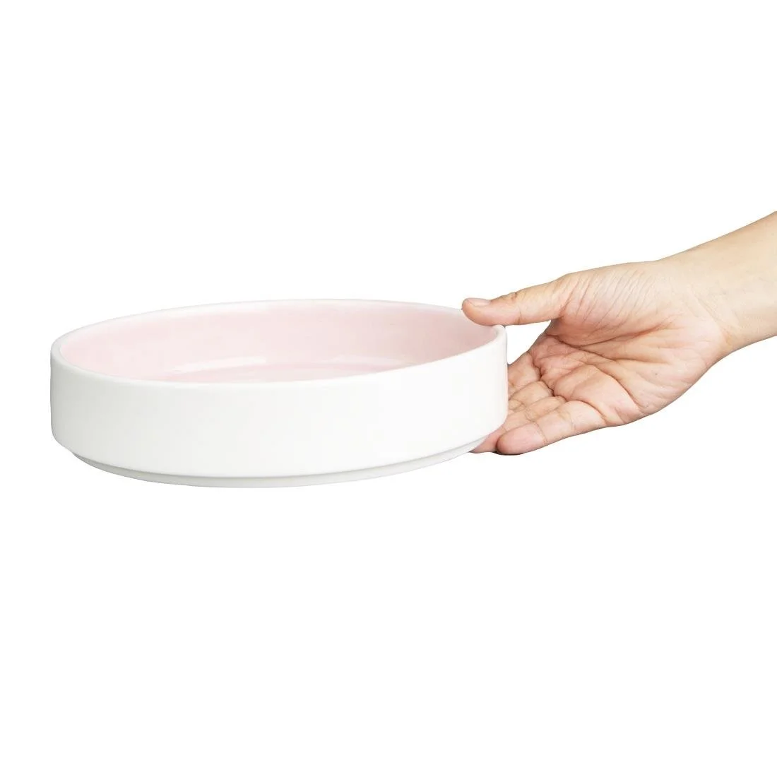 Olympia Fondant Stacking Bowls Pink 215mm (4 Pack) - Image 6