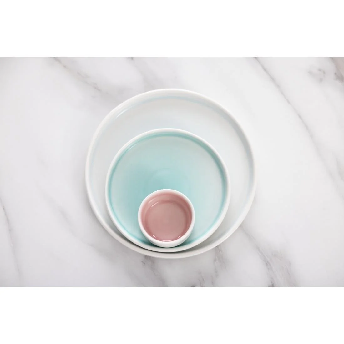 Olympia Fondant Plates Aqua 215mm (6 Pack) - Image 6