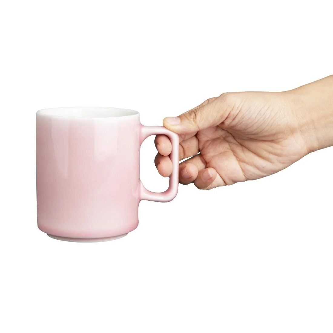 Olympia Fondant Mugs Pink 340ml (6 Pack) - Image 2