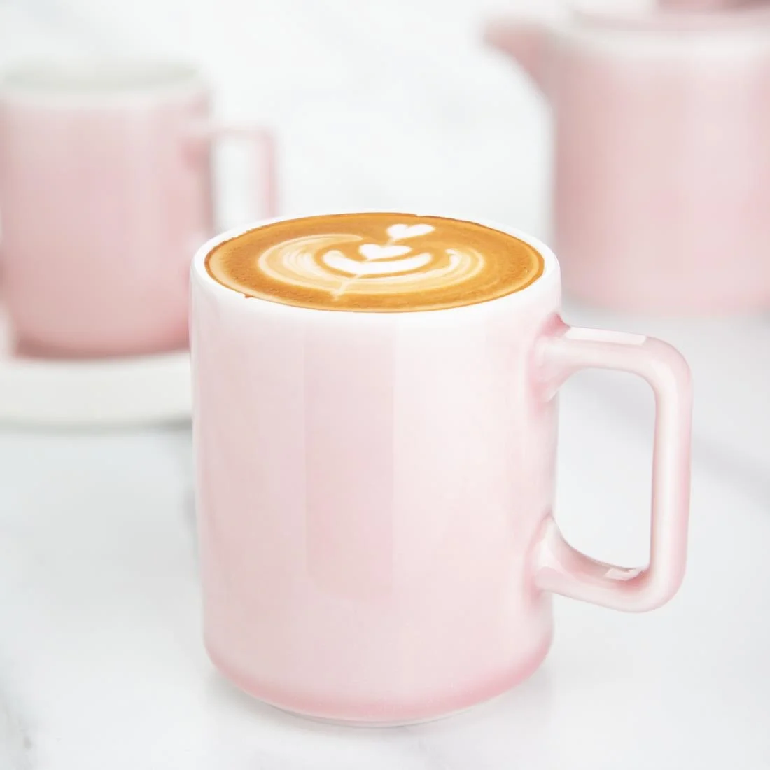 Olympia Fondant Mugs Pink 340ml (6 Pack) - Image 3