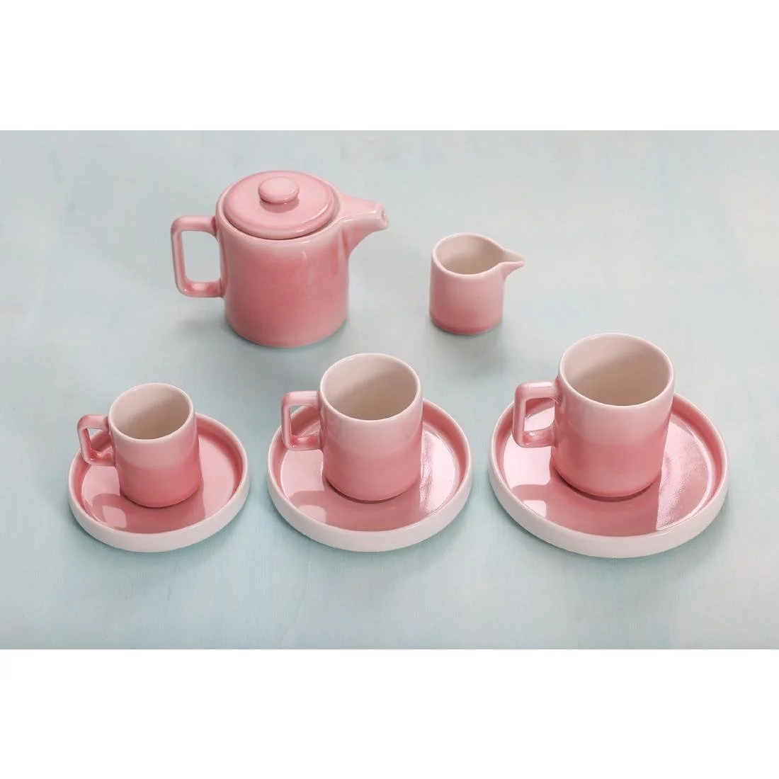 Olympia Fondant Tea Pots Pink 450ml (2 Pack) - Image 5