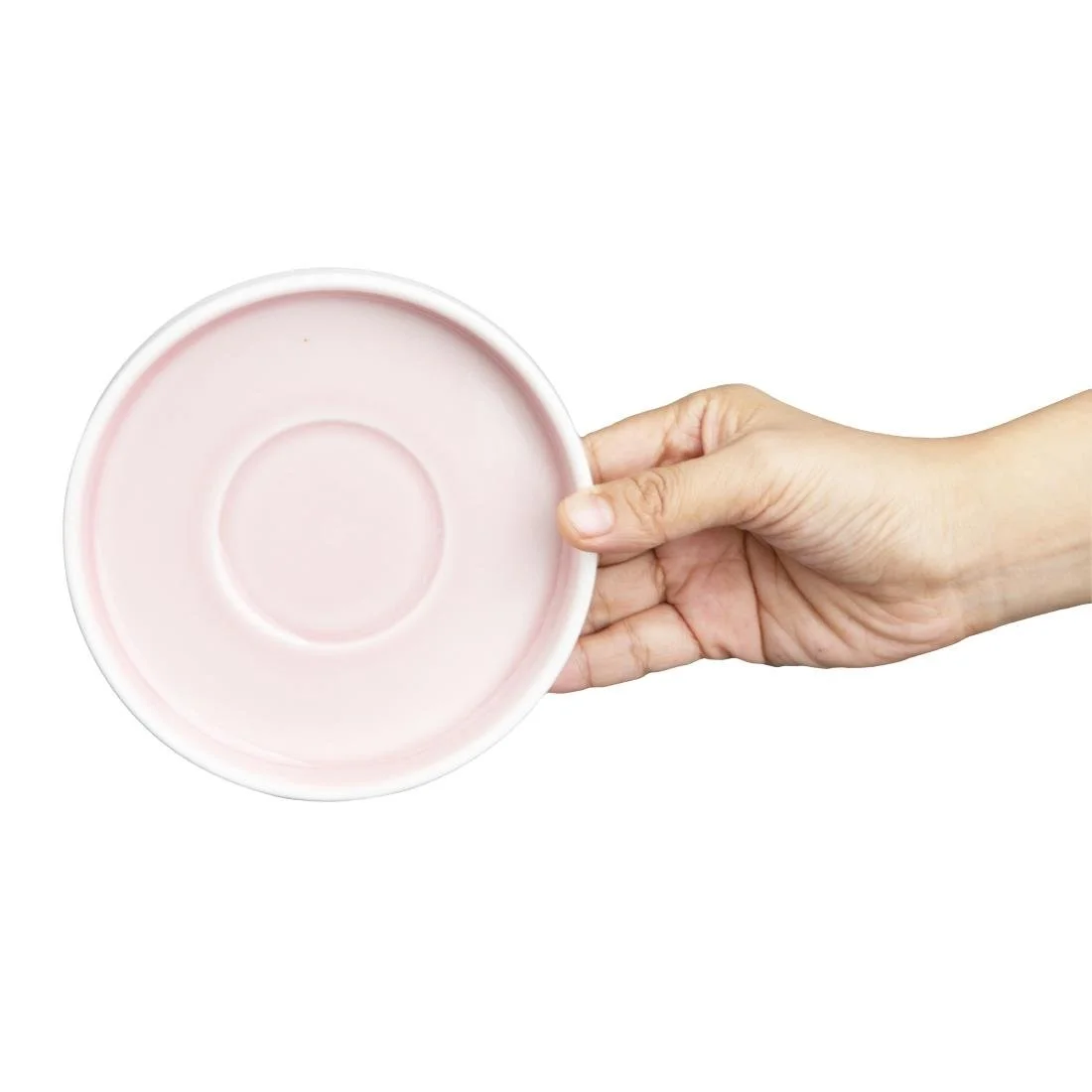 Olympia Fondant Saucers Pink 136mm (6 Pack) - Image 6