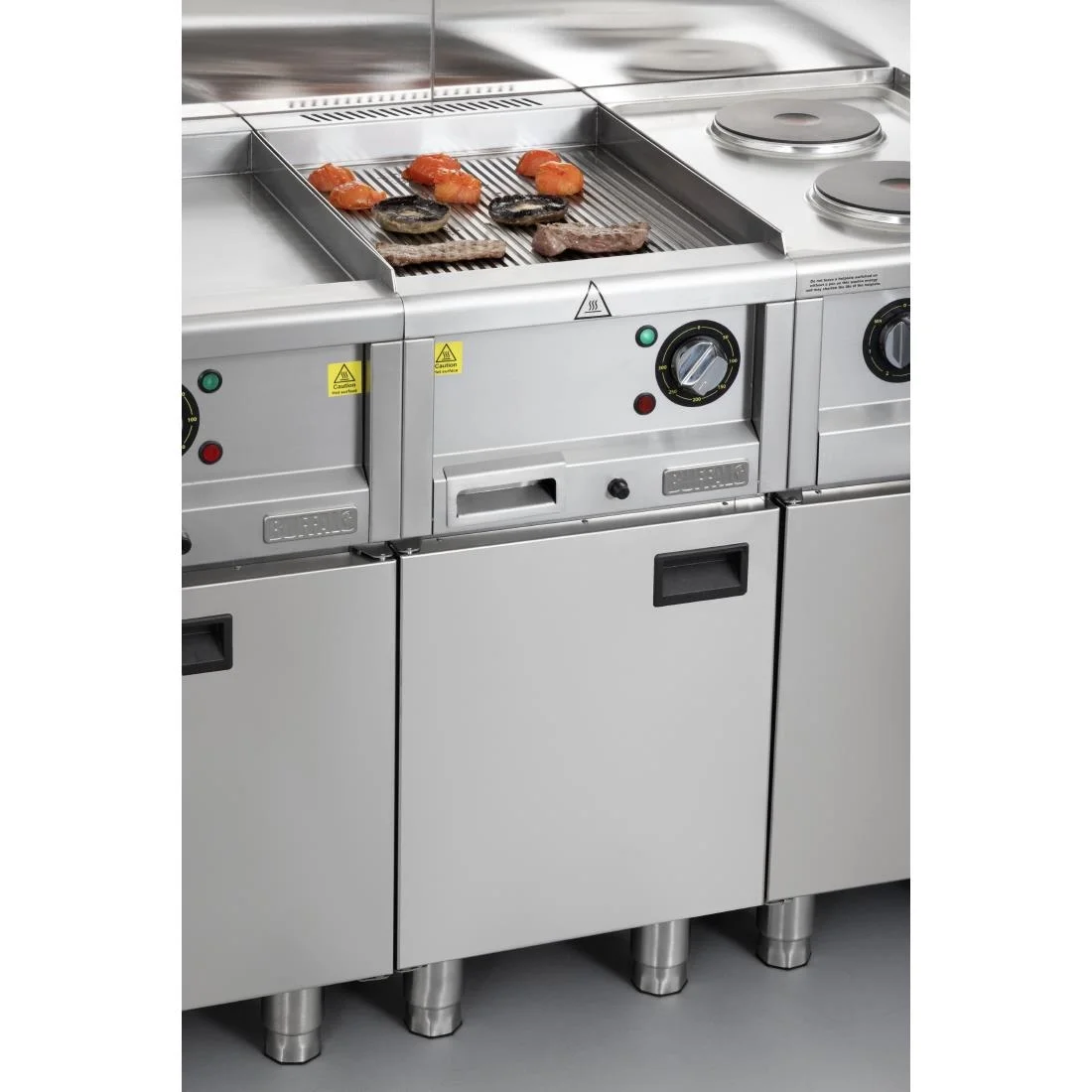 Buffalo 600 Series Ribbed Electric Griddle 400mm - Image 4