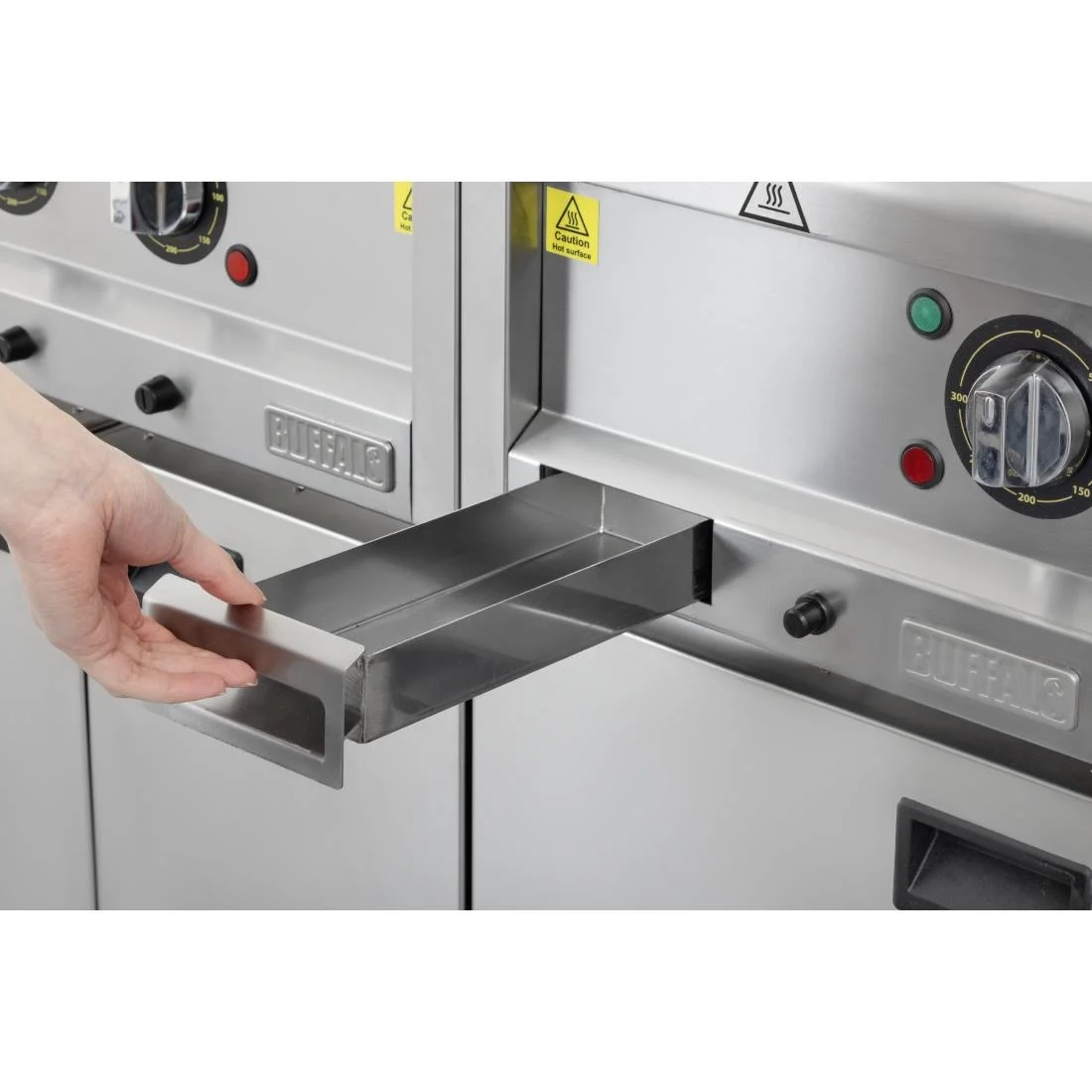 Buffalo 600 Series Ribbed Electric Griddle 400mm - Image 6