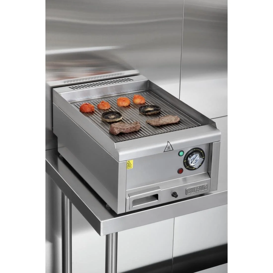 Buffalo 600 Series Ribbed Electric Griddle 400mm - Image 7
