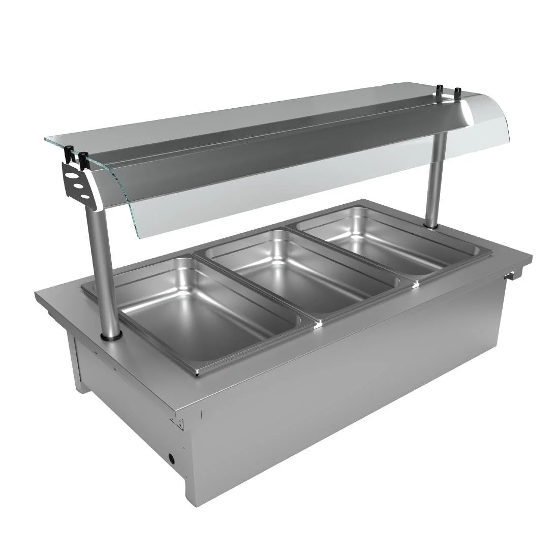 Moffat Drop-In Curved Glass Bain Marie Dry Heat