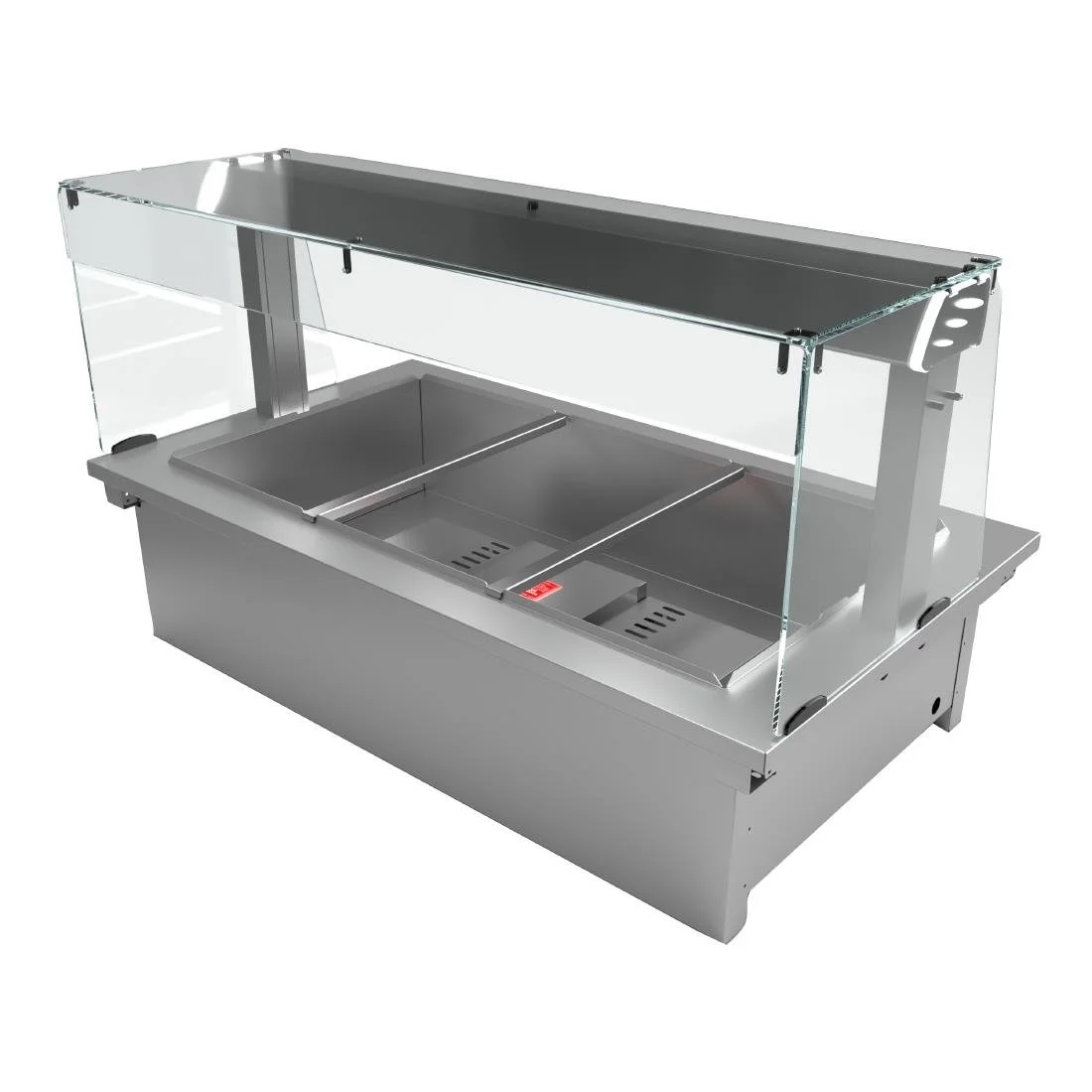 Moffat Drop-In Square Glass Bain Marie Dry Heat