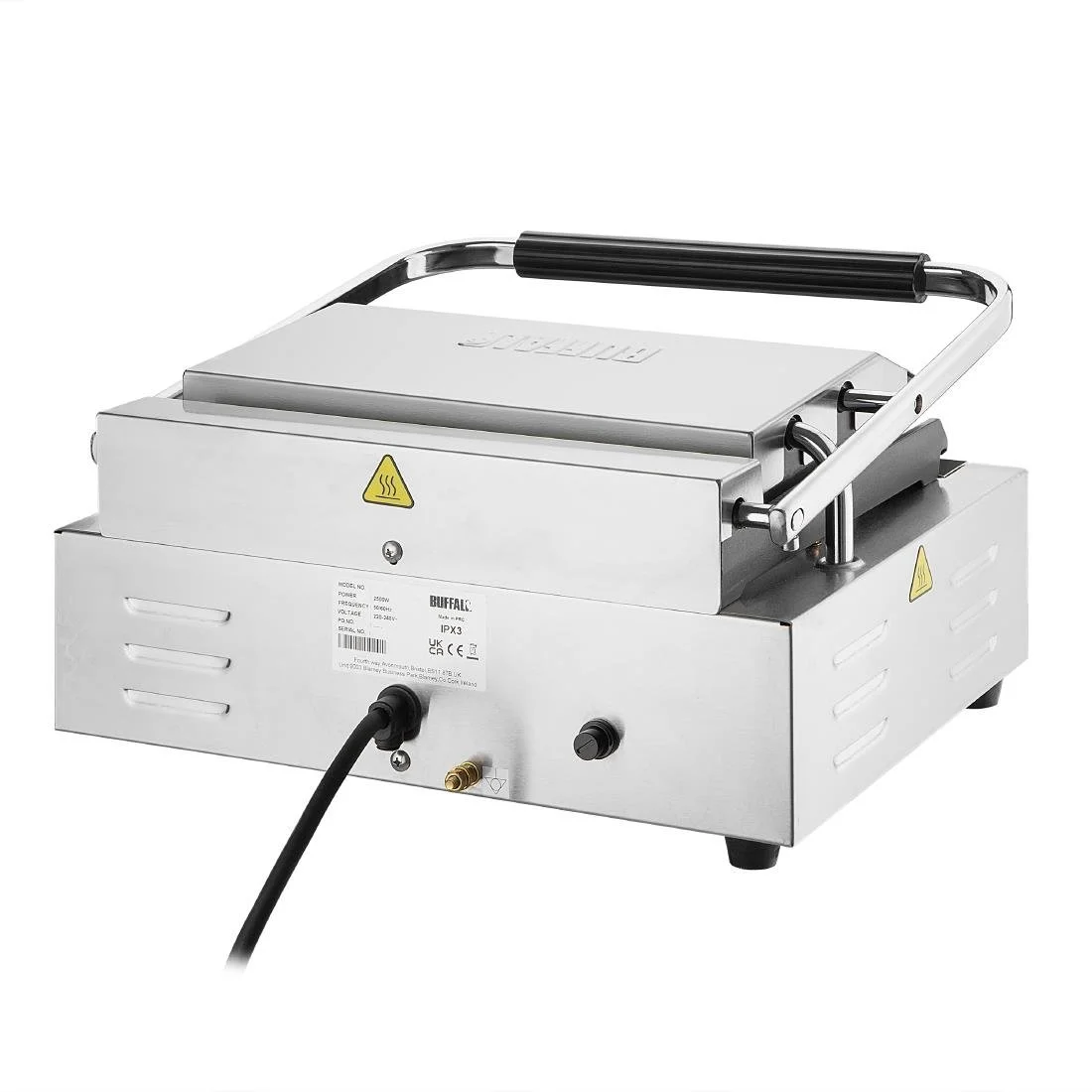 Buffalo Extra Large Contact Grill Ribbed Plate - Image 7