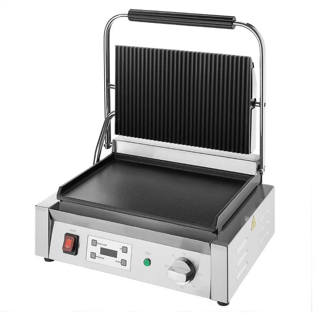Buffalo Extra Large Contact Grill Ribbed & Flat Plate - Image 5