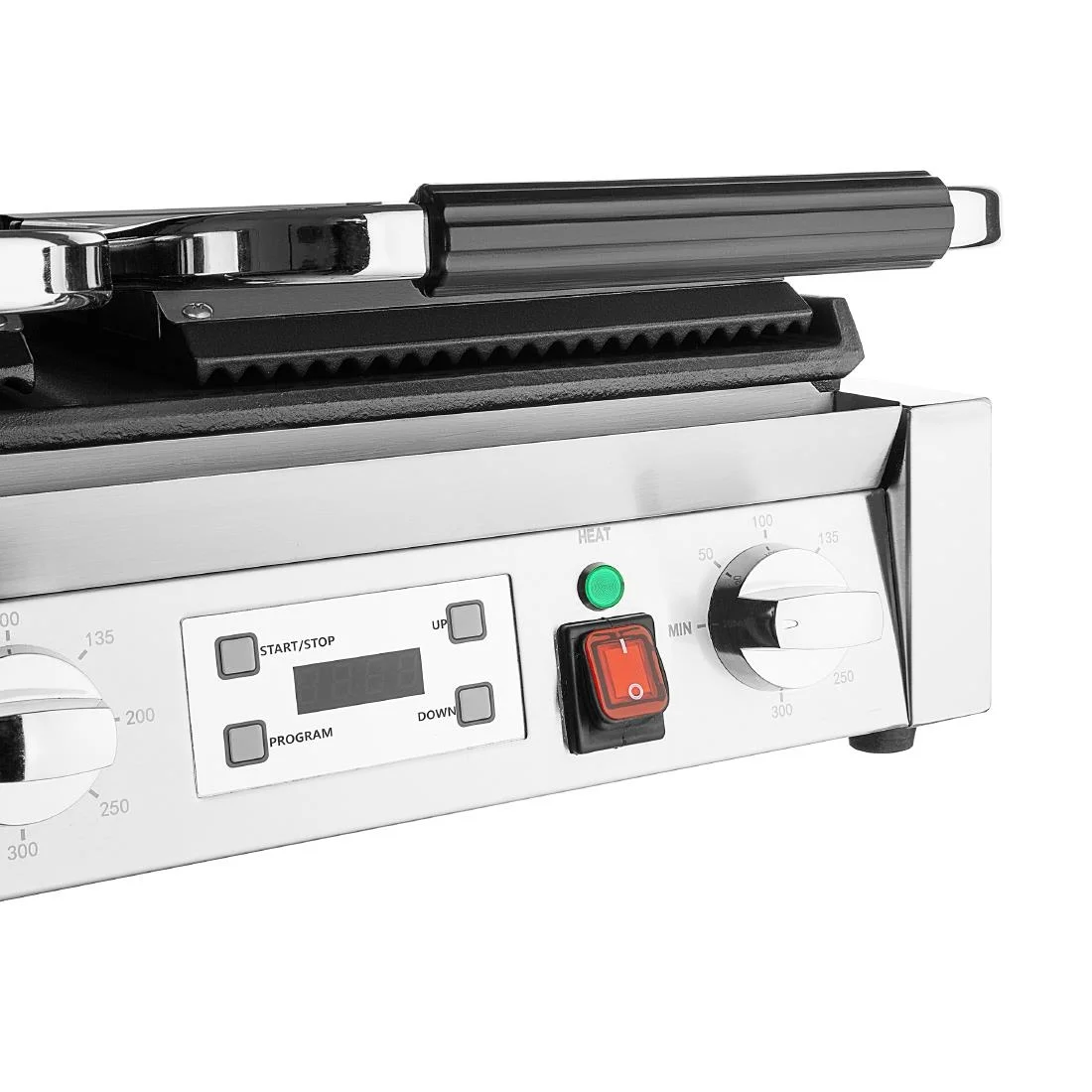 Buffalo Double Contact Grill Flat Base Ribbed Top Plate - Image 6