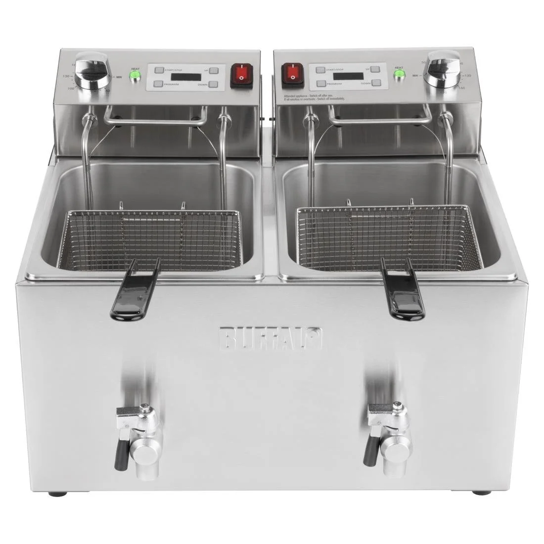 Buffalo Countertop Electric Fryer with Timer 2x8Ltr - Image 9