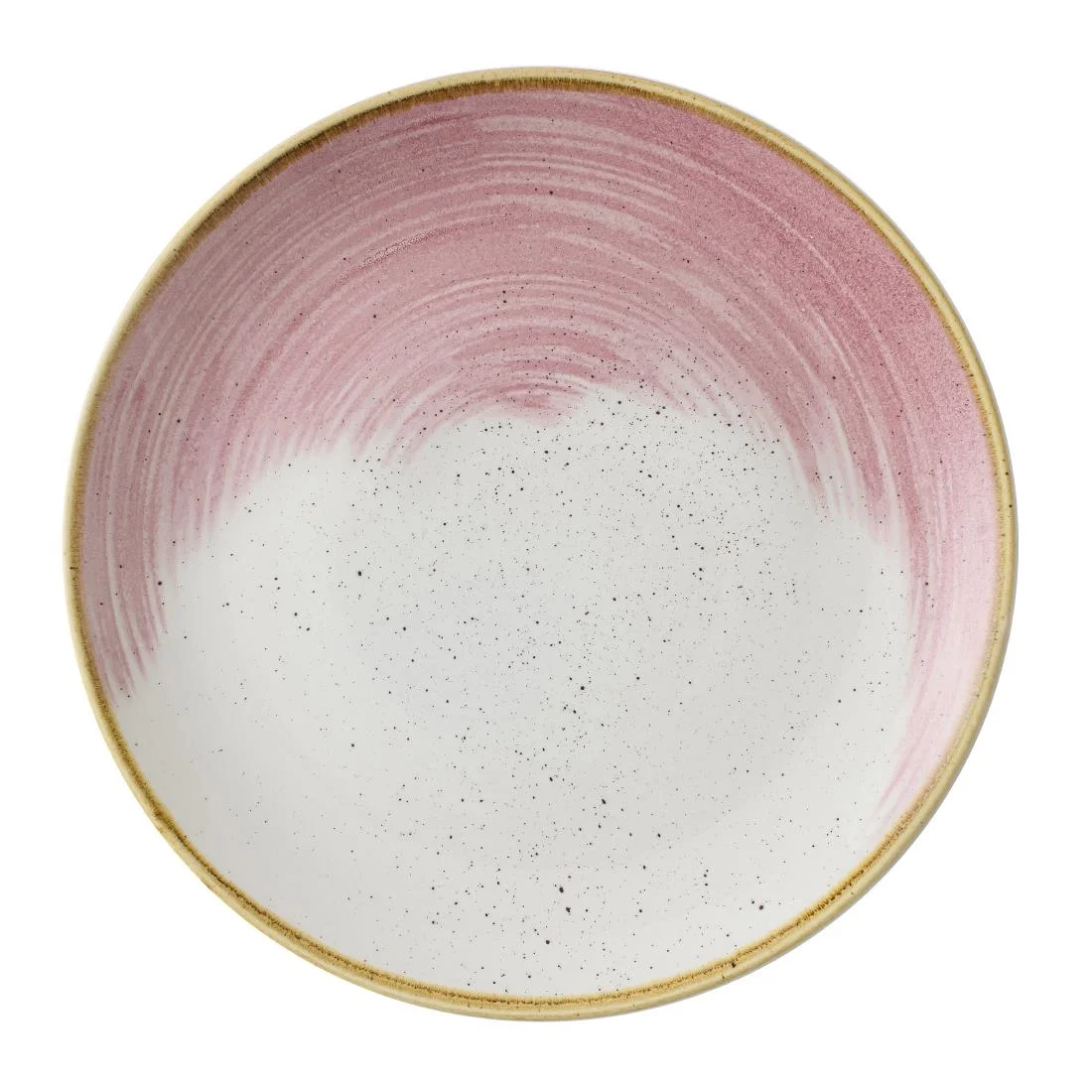 Churchill Stonecast Accents Evolve Coupe Plates Petal Pink 260mm (12 Pack)