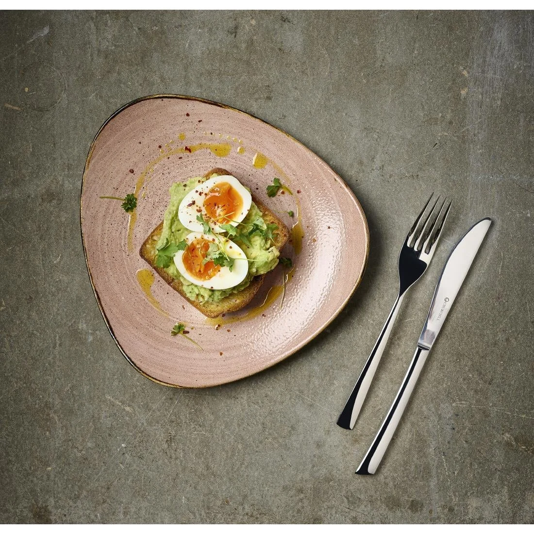 Churchill Stonecast Raw Terracotta Lotus Plates 229mm (12 Pack) - Image 3