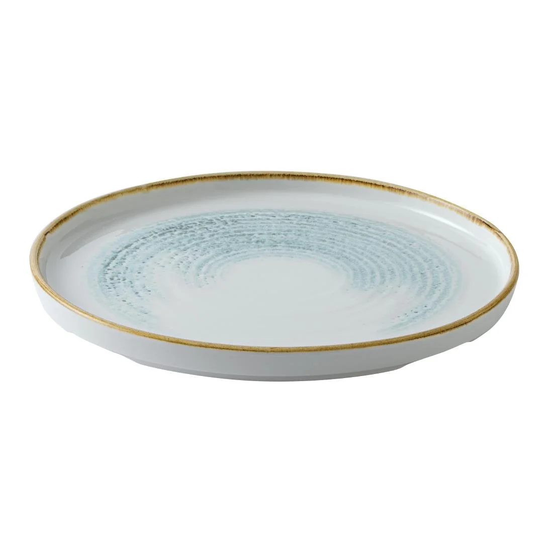 Churchill Homespun Accents Walled Plates Aquamarine 260mm (6 Pack) - Image 5