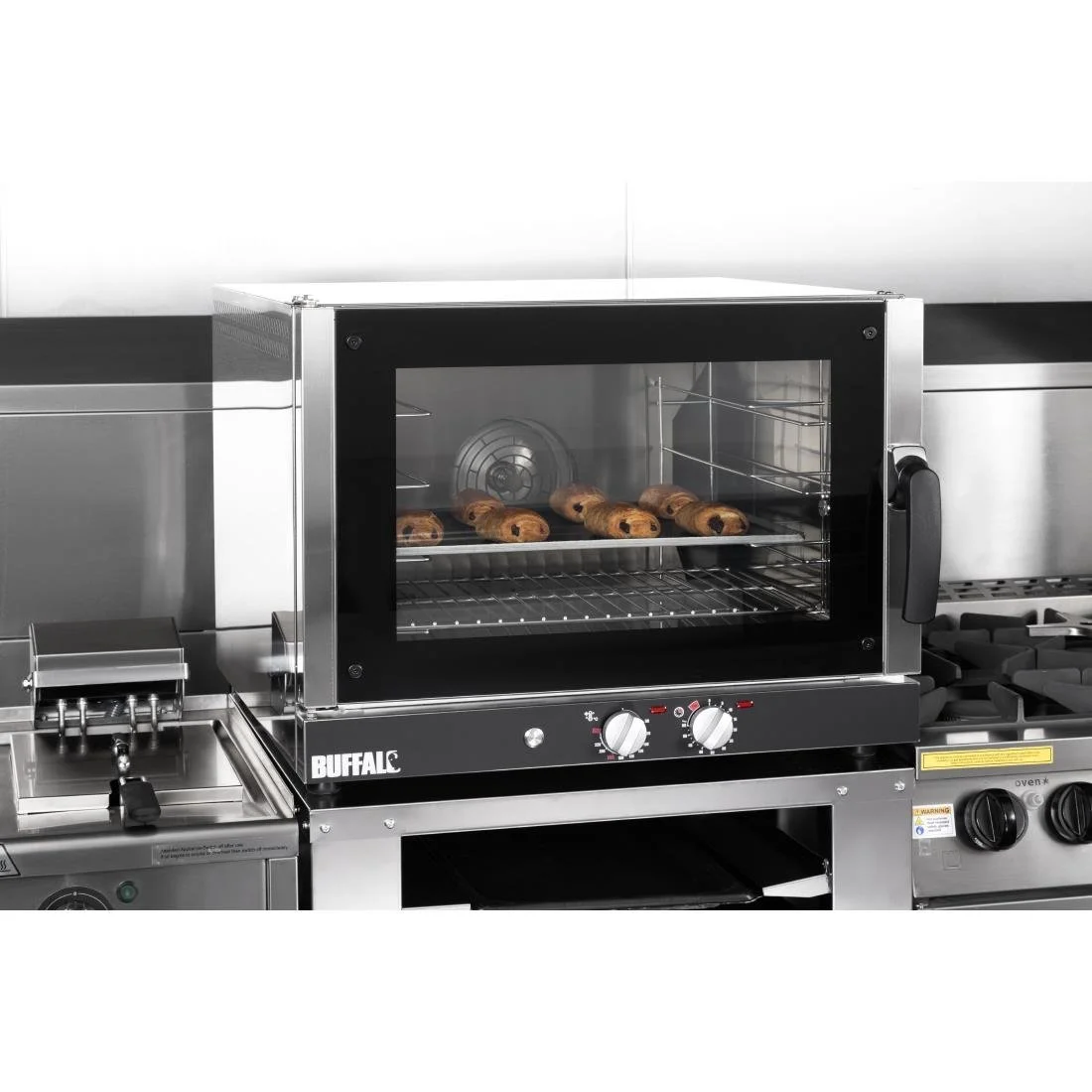 Buffalo Convection Oven with Humidity 4x GN1/1 - Image 5