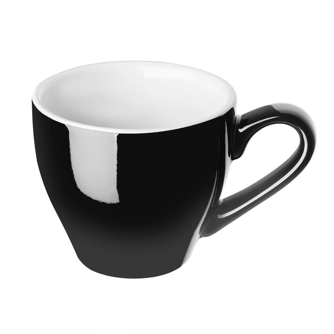 Olympia Cafe Espresso Cups Black 100ml (12 Pack)