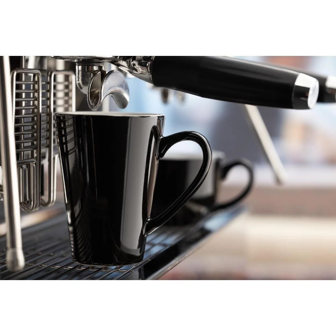 Olympia Cafe Latte Cups Black 340ml (12 Pack) - Image 10