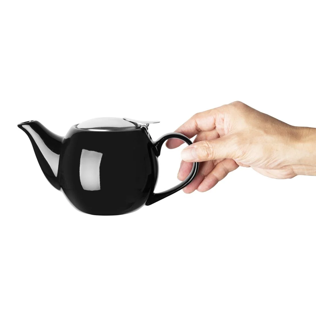 Olympia Cafe Teapot Black - Image 11