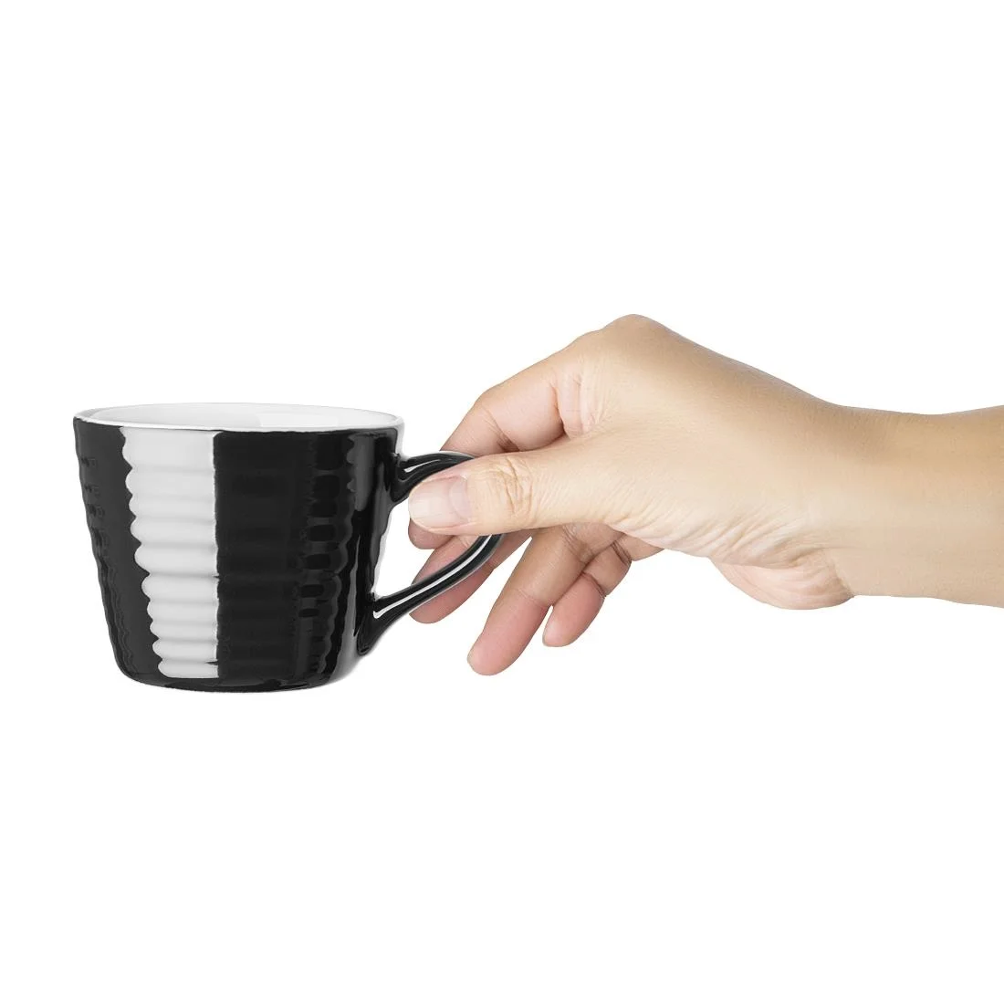 Olympia Cafe Aroma Mugs Black 230ml (6 Pack) - Image 13