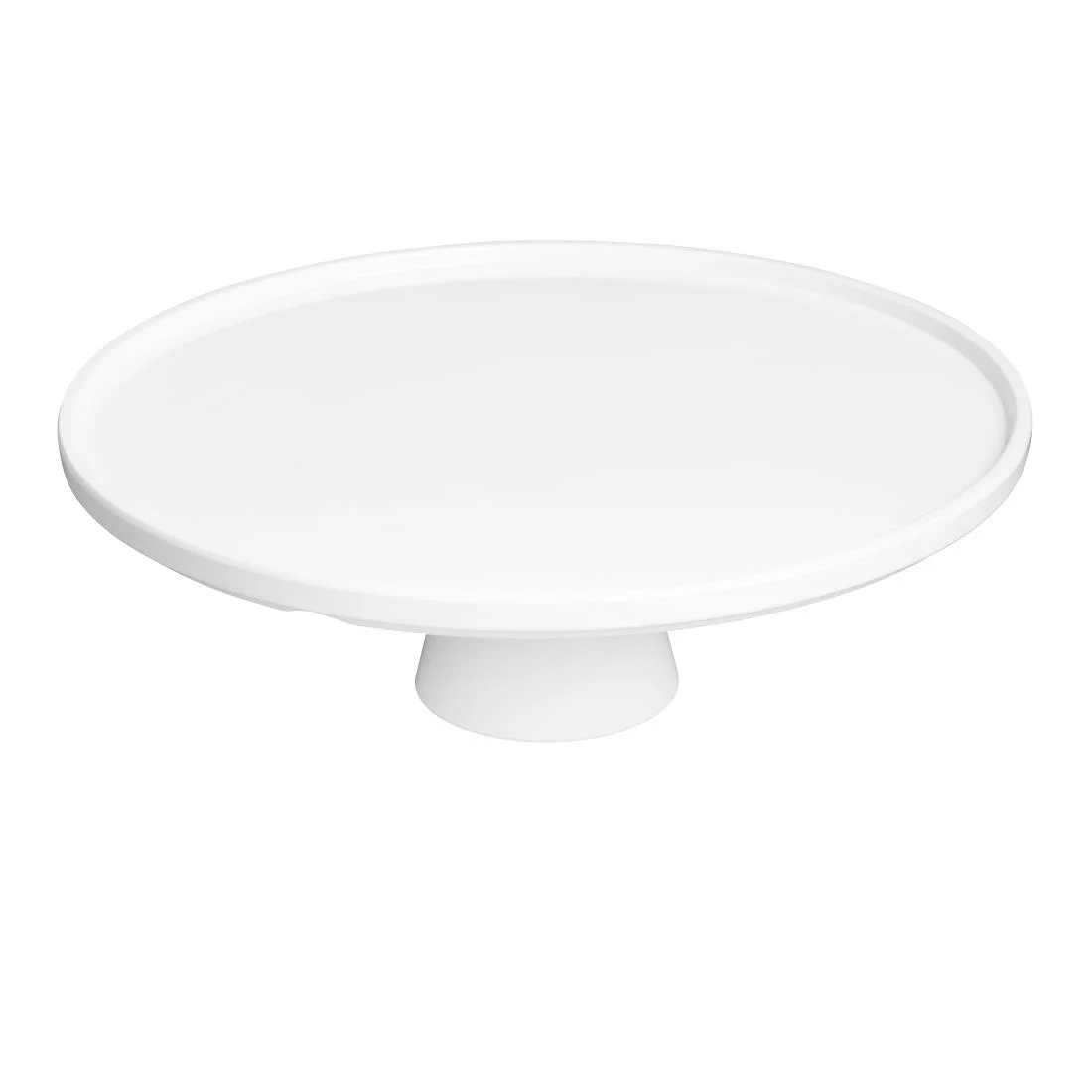 Olympia Kristallon Melamine Round Cake Stand 330x140mm - Image 2