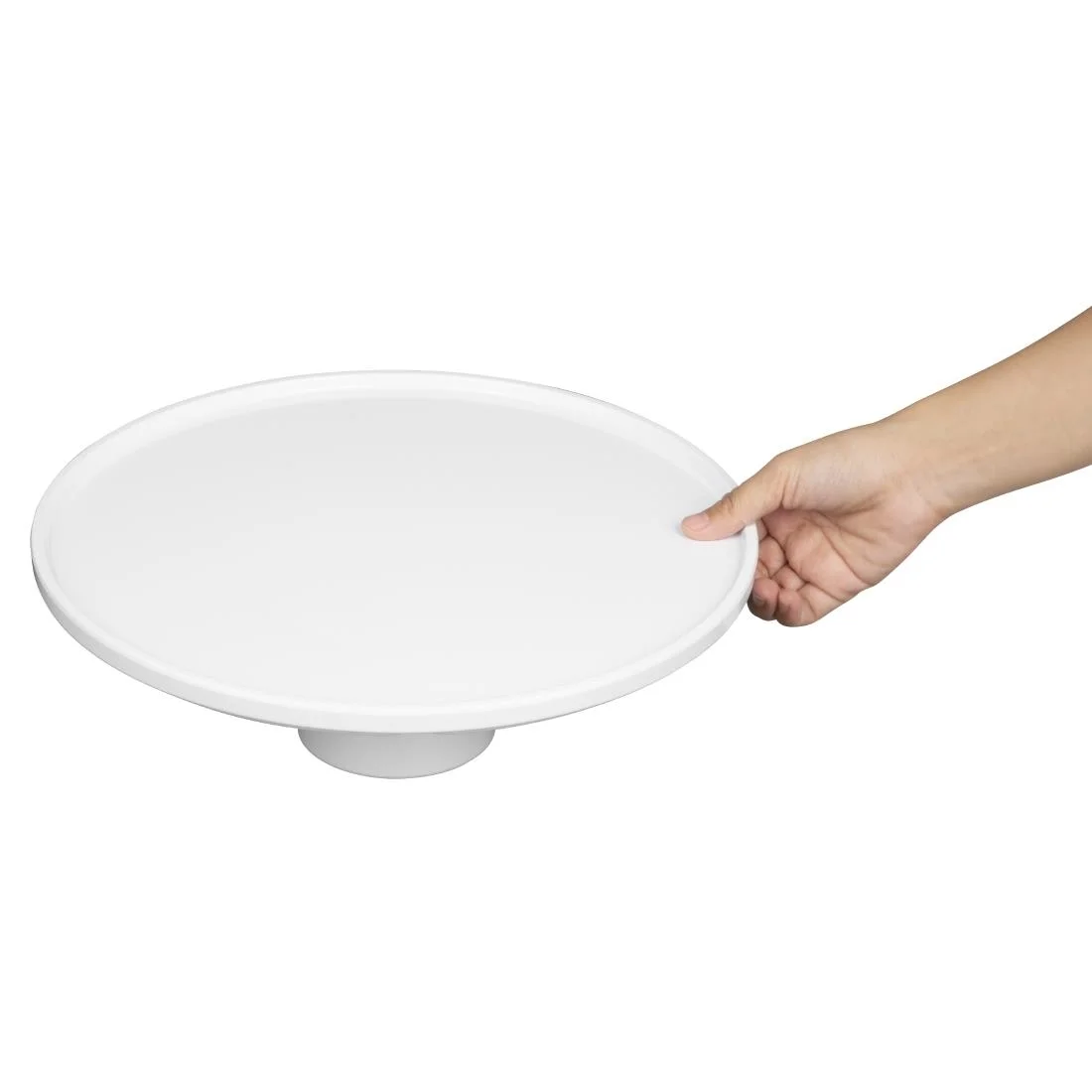 Olympia Kristallon Melamine Round Cake Stand 330x140mm - Image 5