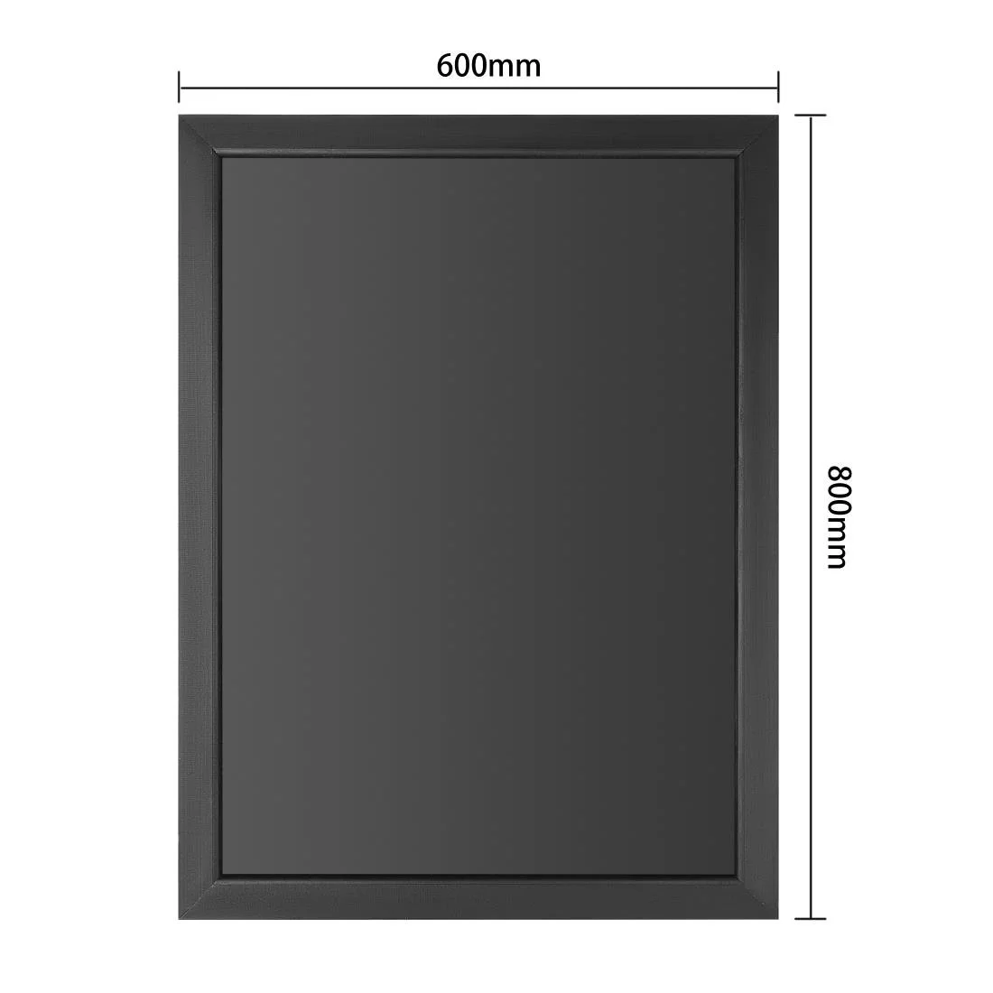 Olympia Wallboard Black Wooden Frame 600x800mm - Image 7
