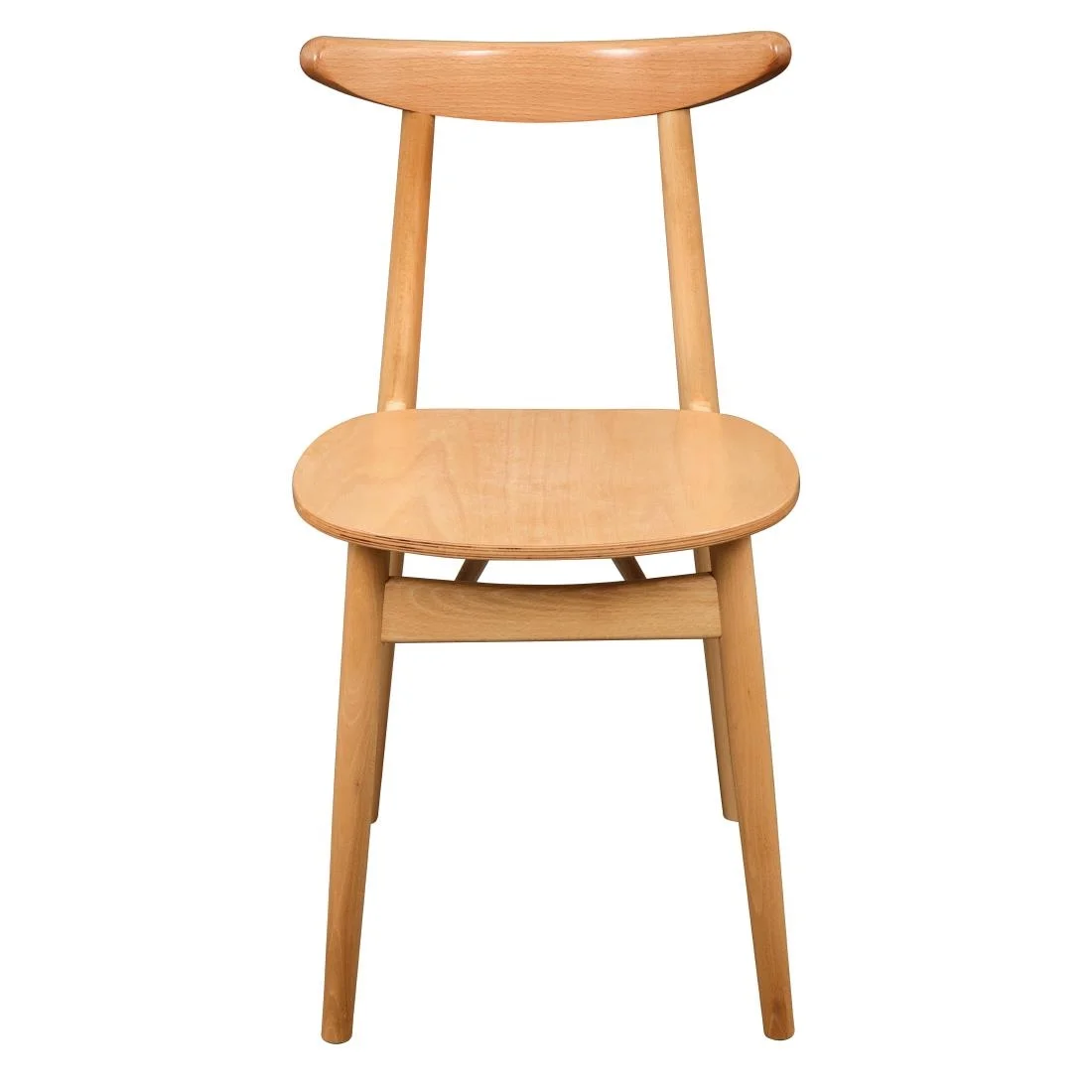 Fameg Beech Cowhorn Side Chair (Pack of 2) - Image 2